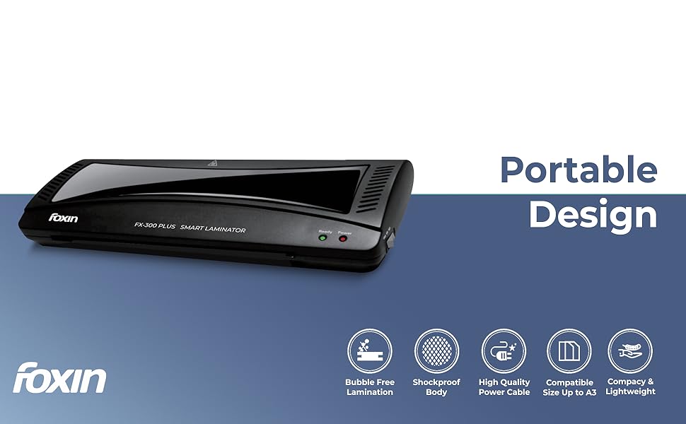 Foxin FX300 Plus Smart Lamination Machine with Jam Release Control