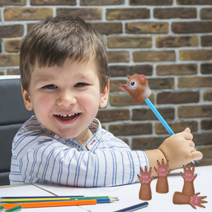 squirrel finger puppet toy