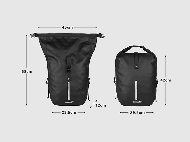 Amazon.co.jp: Rhinowalk 自転車 パニアバッグ リアバッグ