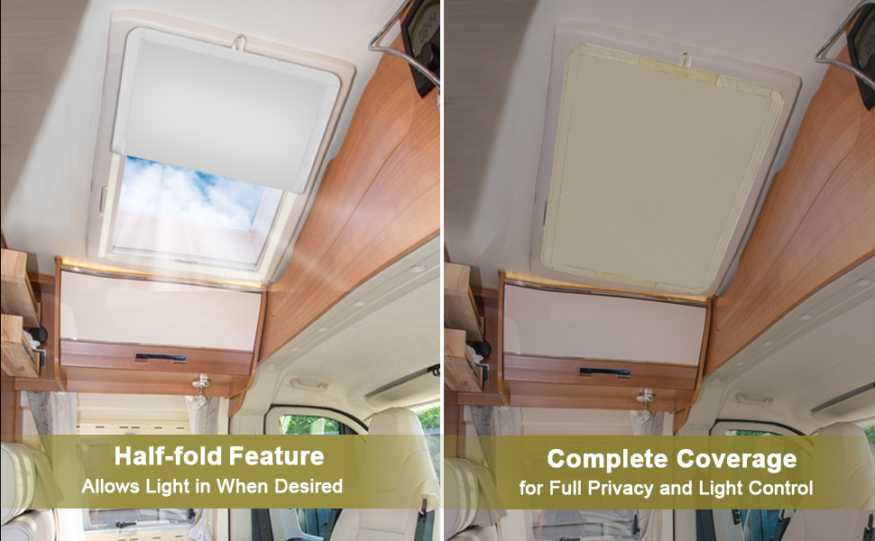 Safoner Waterproof RV Vent Insulator and Camper Shower Skylight Cover