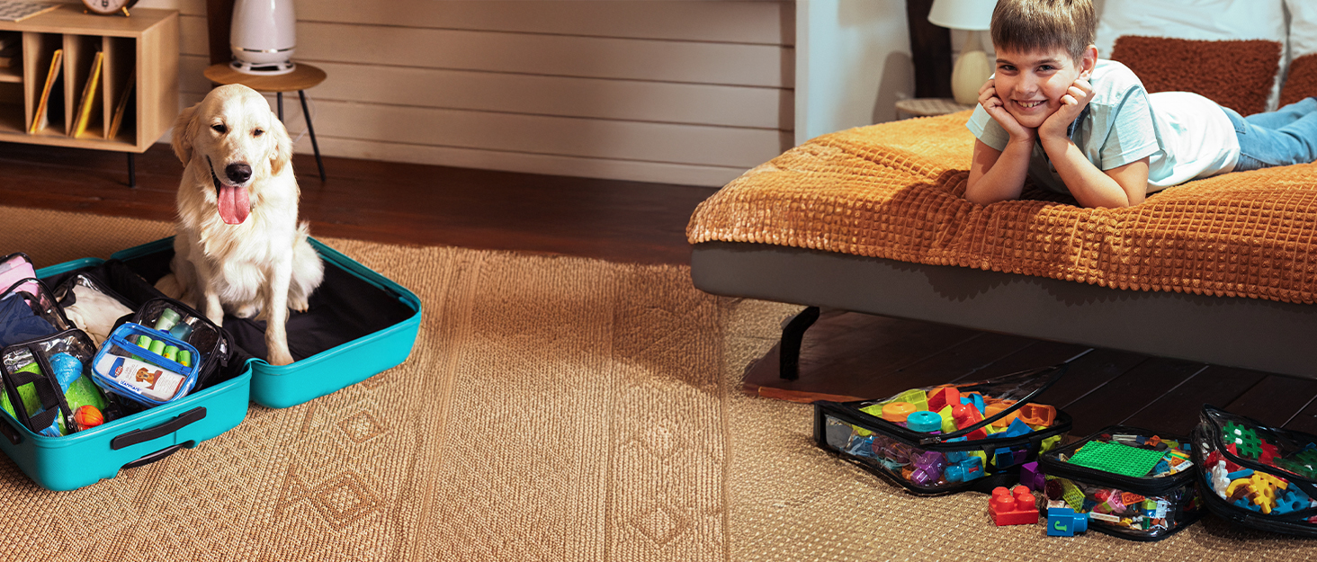 Olanmark Shoe Bag Packing Cube TSA Approved Toiletry Bag