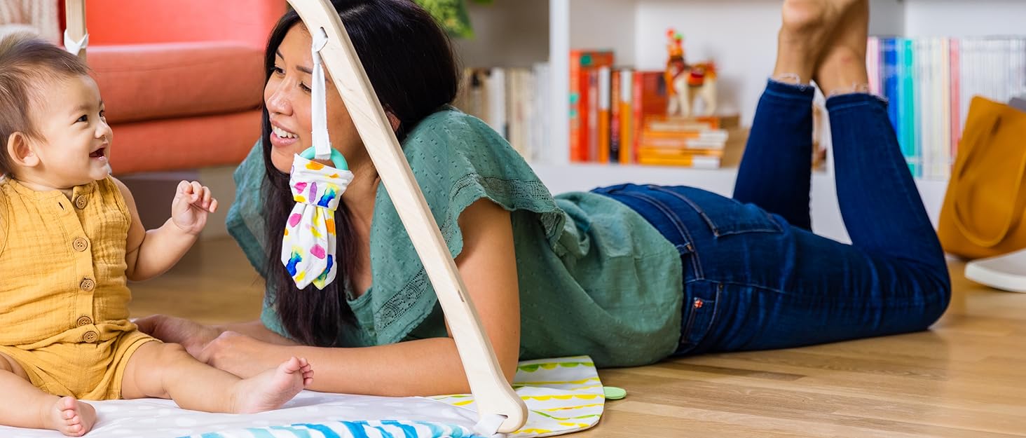 Play Gym image with baby and adult