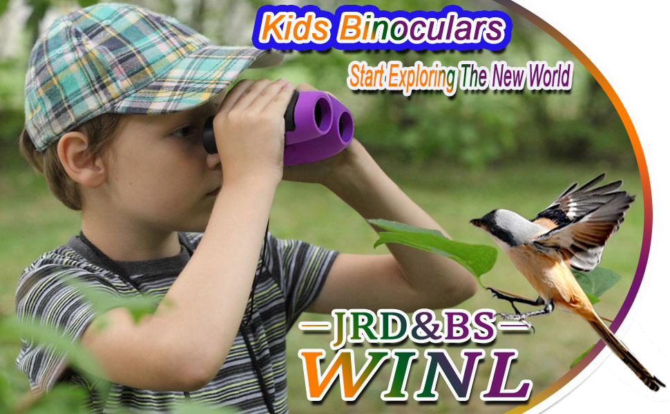 JRD&BS WINL Mini Children's Binoculars Toys for 45 Year Old Boys
