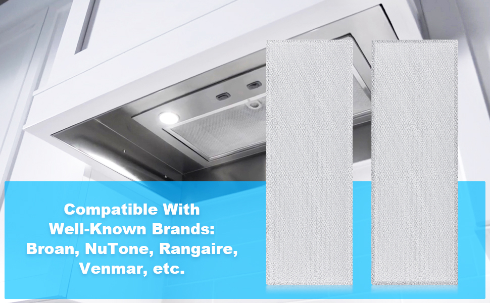 Range Hood Vent Grease Filter S99010370 Replacement for Broan PM250,Broan PM390