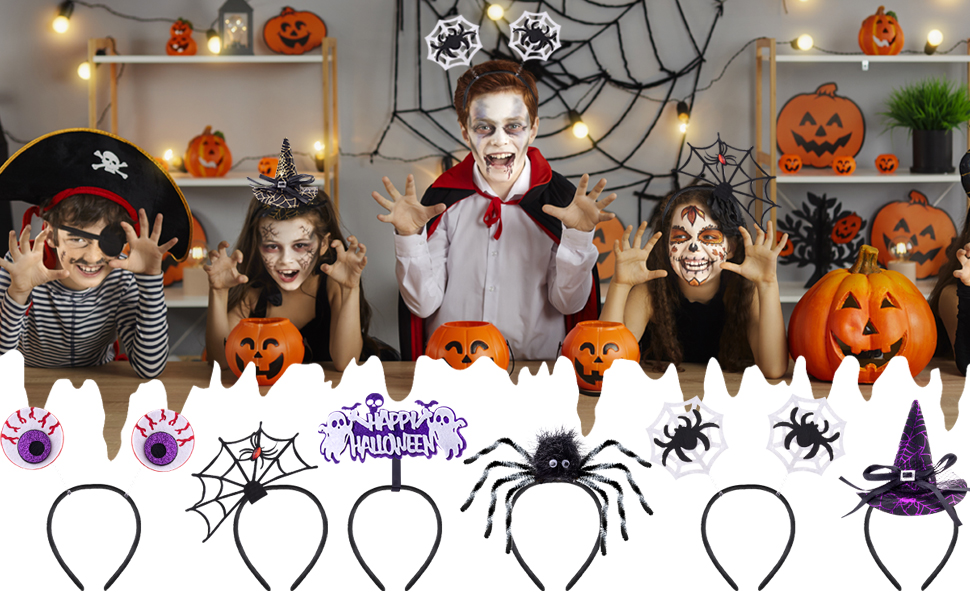Halloween styles headbands can be as a perfect gifts for your kids or friends in Halloween