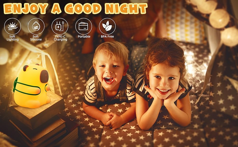 Capybara Night Light