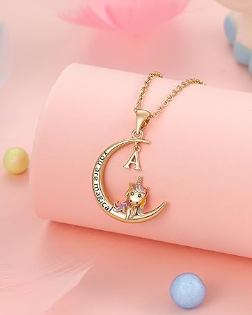 initial necklace for girls