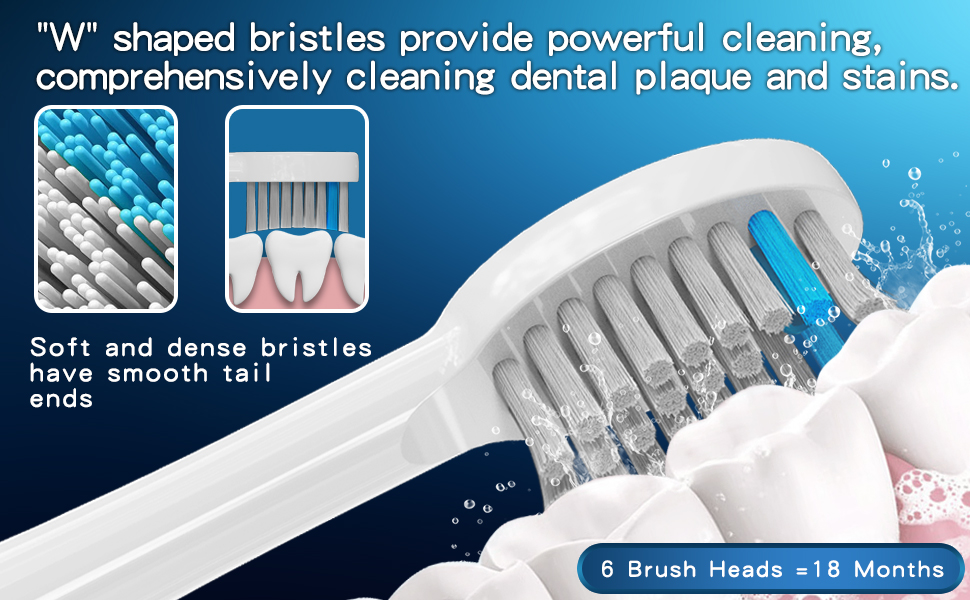 YMPBO Toothbrush Replacement Heads Compatible with