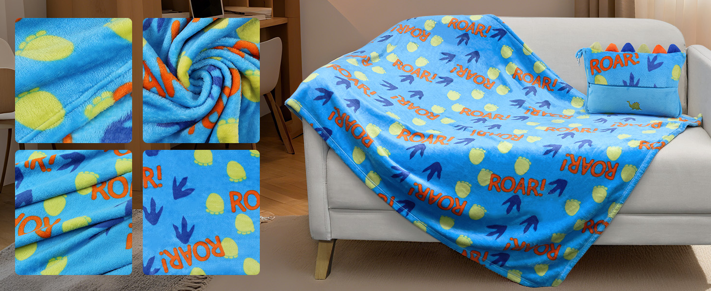Travel Pillow and Blanket Set