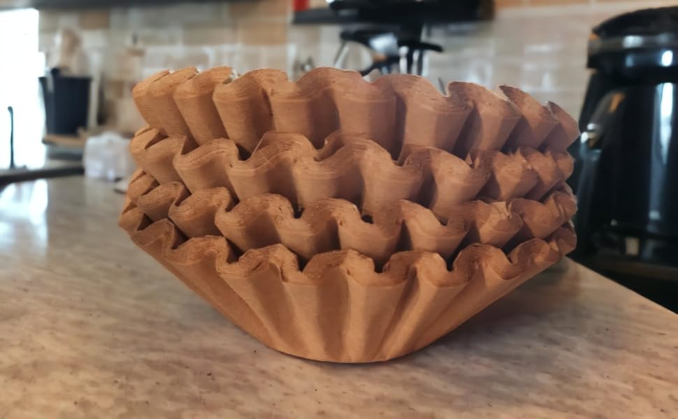 Natural, Unbleached, Coffee Filters Biodegradable and