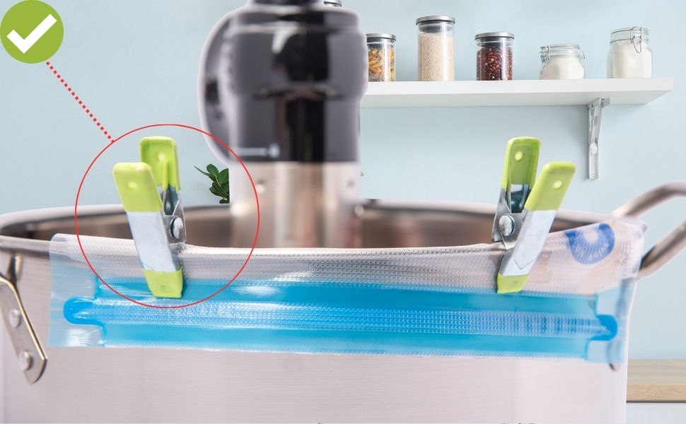 SousBear® Sous Vide Bags and Pump 52Pack Pint/Quart/Gallon