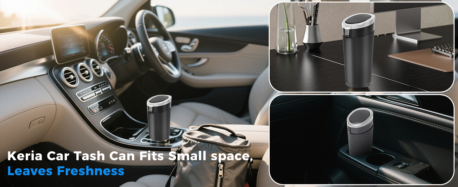 small garbage can with lid