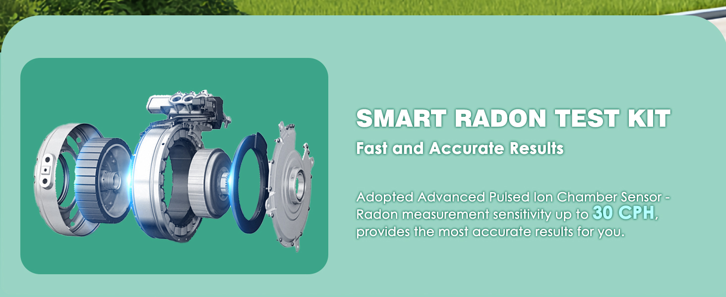 Spolehli smart radon detector radon monitor tester test kit WiFi