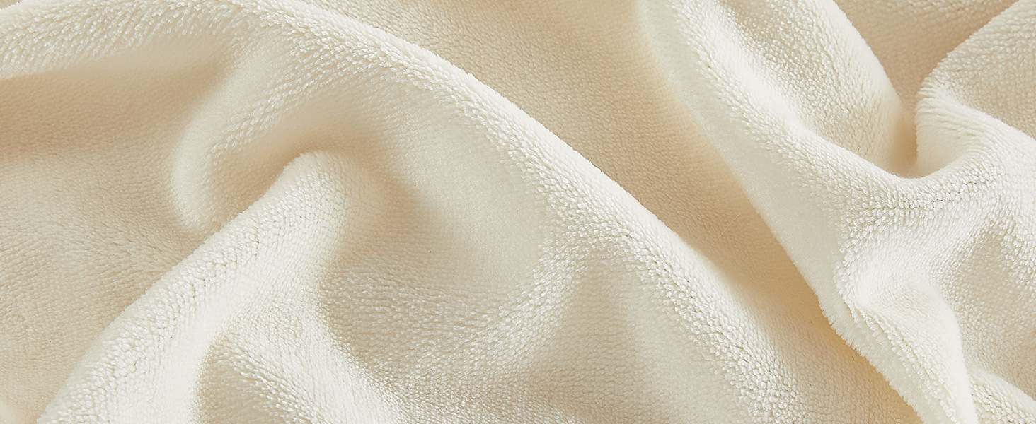 JELLYMONI White Fluffy Duvet Cover Set Twin Size, Luxury