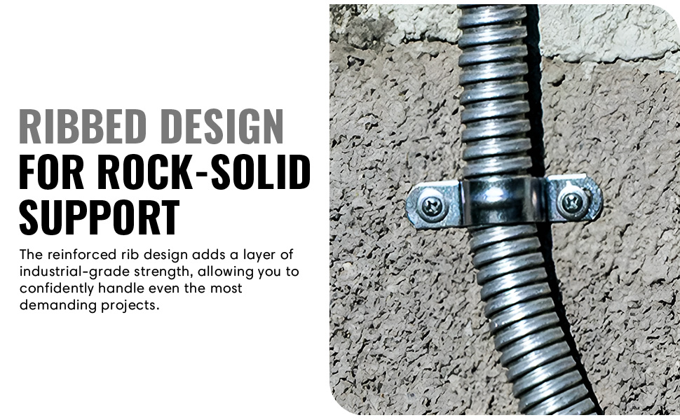 They are ideal for securing pipes, hoses, fuel lines for indoors and outdoors.