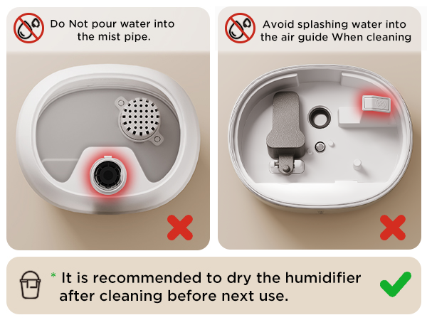 GoveeLife Replacement Filter Case for H7140 Smart Humidifier