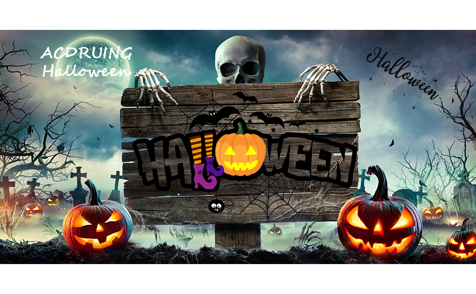 ACDRUING Halloween Spider  Christmas Round Tablecloth