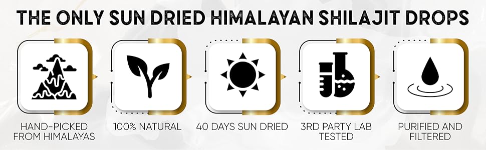 Nutrotonic Authentic Himalayan Shilajit Liquid Drops