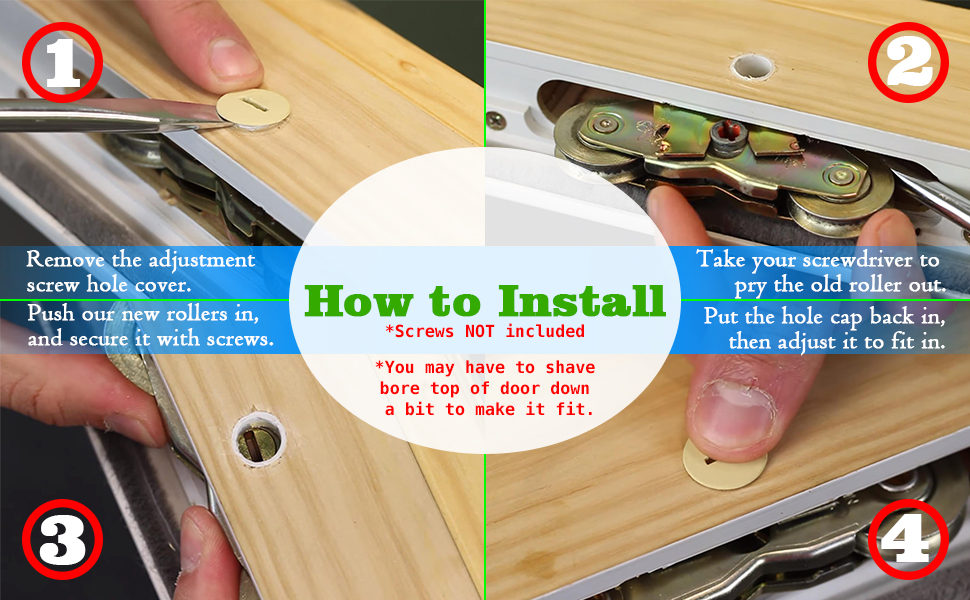 Sliding Patio Door Roller Assembly for Andersen Part