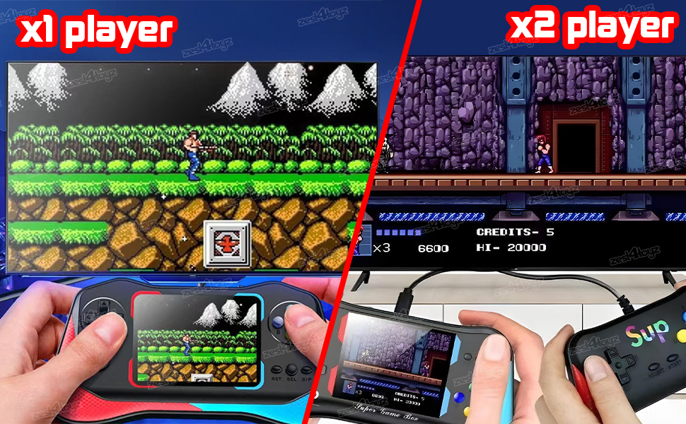 Zest 4 Toyz Video Game for Kids with USB Portable and TV Connectivity for Boys and Girls Multicolor