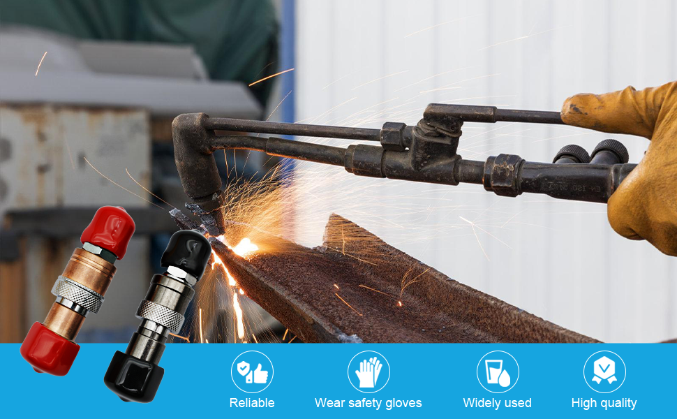 Oxy Acetylene Hose Quick Connect Fittings Set，oxygen acetylene torch