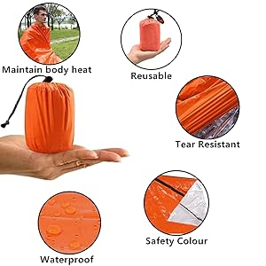 Portable Survival Thermal Bivy Sack