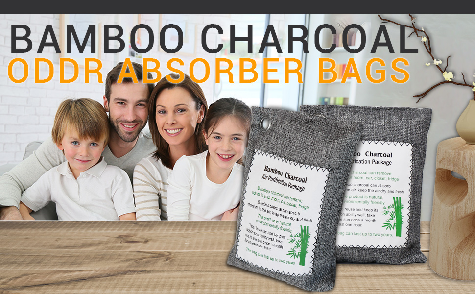 DAWNTREES Charcoal Odor Absorber for Strong Odor,10 Pack,(10x200g