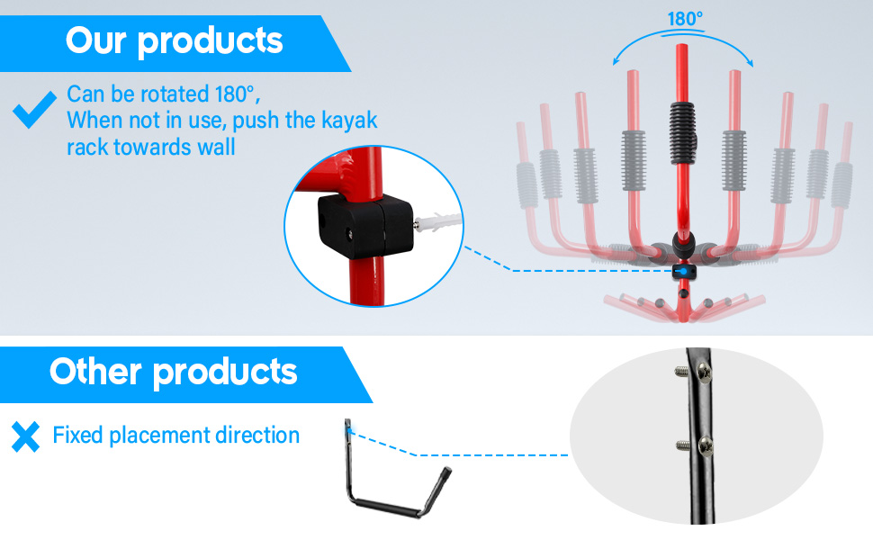 Kayak Storage Wall Mount Rack