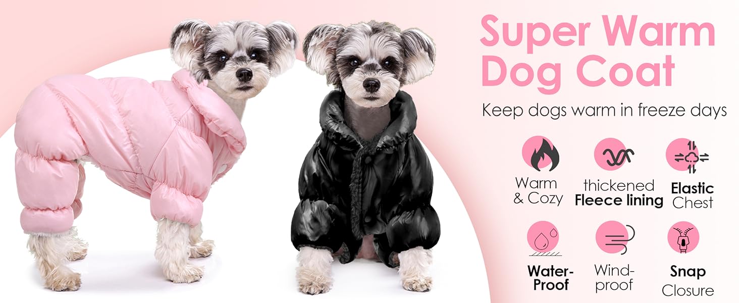 AOFITEE dog snowsuit