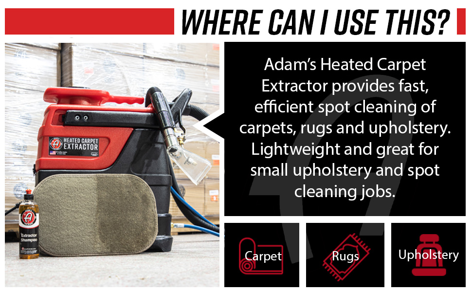 Adam's Carpet Extractor Shampoo (Gallon) Best Vehicle