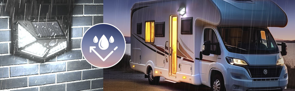 waterproof rv porch light