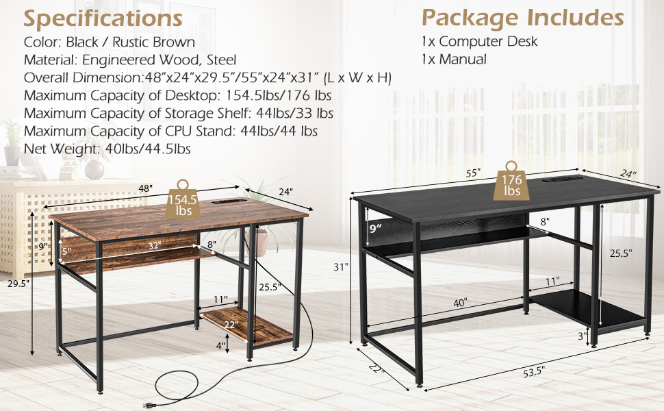 computer desk