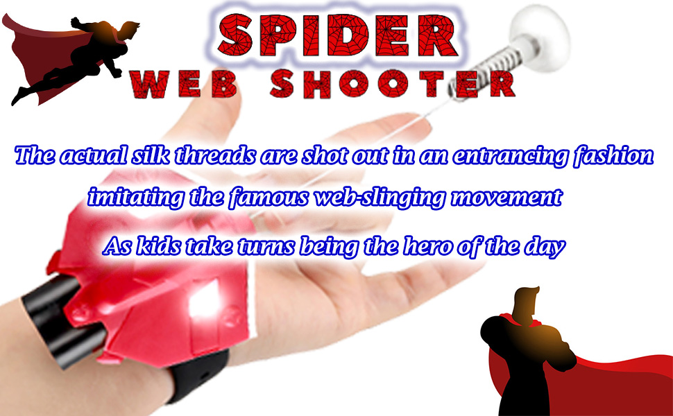 real web shooter spider toy ghost spider toys web shooter spider five stars  wrist web shooter