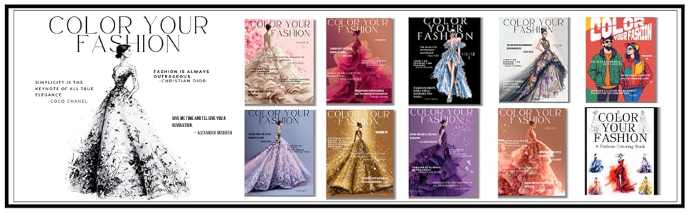 coloring book for teen fashion