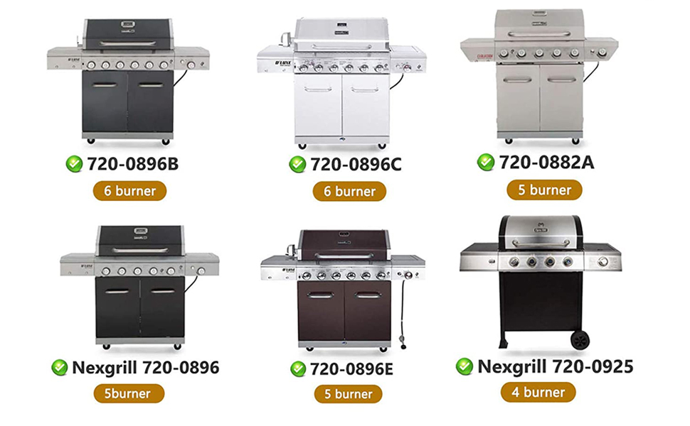 FORYEYC 17 inch Cooking Grates for Nexgrill 6 Burner 720