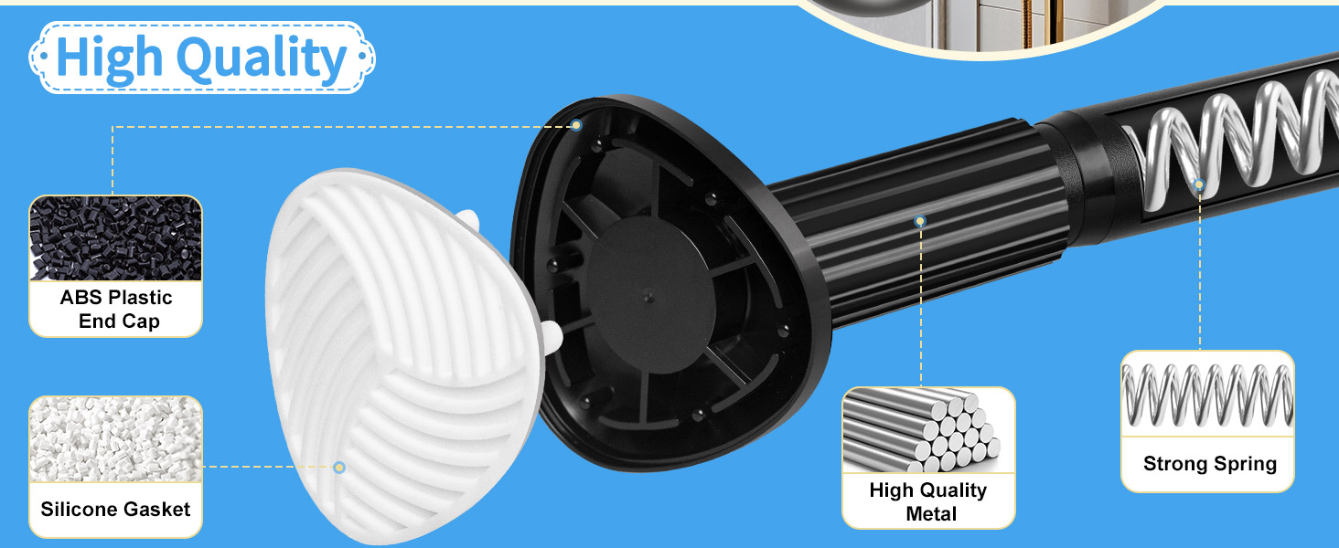 tension curtain rod