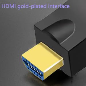 Gold plated HDMI socket