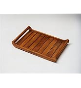 Vesta Homes Extra Large Teak Wood Serving Tray for Home, Kitchen, Breakfast, Restaurant, Office O...
