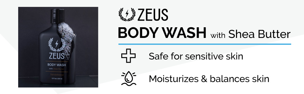body wash for men sensitive skin safe moisturizes and balances skin