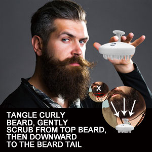 silicone beard brush