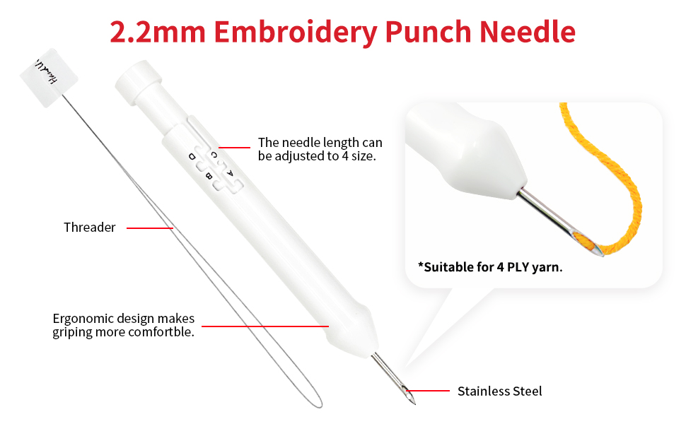Embroidery Punch Needle Tool