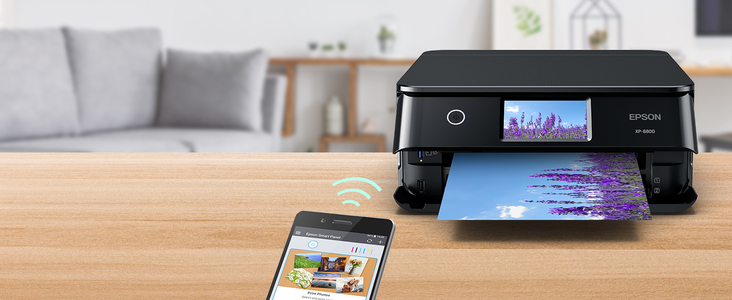 Control your printer with the Epson Smart Panel app