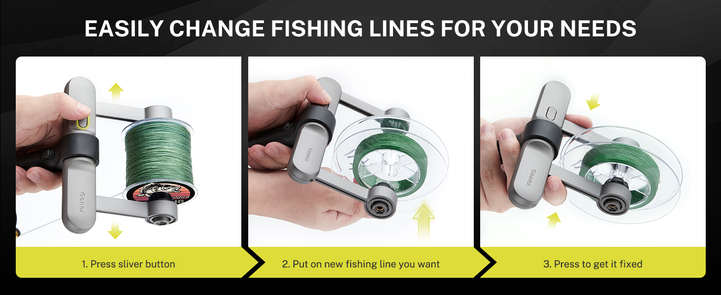 Gonex Fishing Line Spooler with Unwinding Function