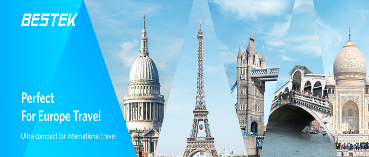 BESTEK 220V to 110V Voltage Converter US to Europe