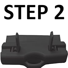 open the clip on both sides.