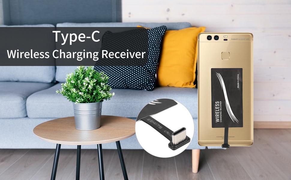 Type C Charging Receiver USB C Qi Fast Charging Receiver Module for