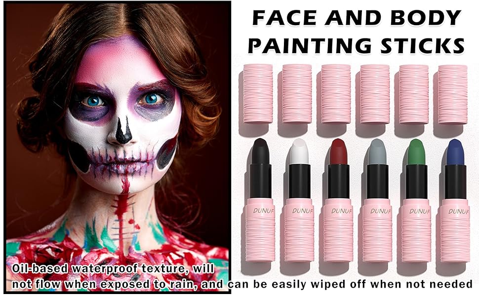 eye black stick black face paint black lipstick face paint stick clown makeup halloween makeup