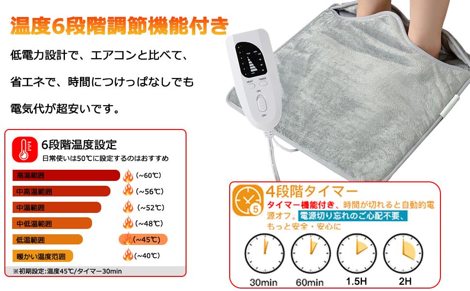 Amazon.co.jp: Favoreal 【2025年革新 冬 暖房 】電気足温器