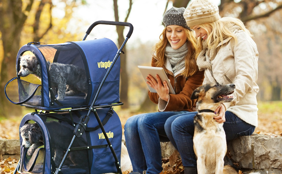 pet stroller double dog strollers for small dogs jogging stroller dog cart pet gear stroller