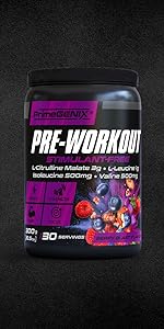 Pre-Workout Berry Blast Flavor